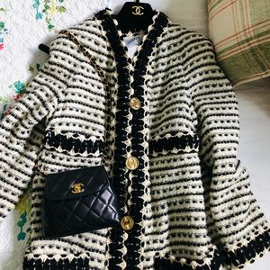 Vintage Chanel Tweed Runway Jacket